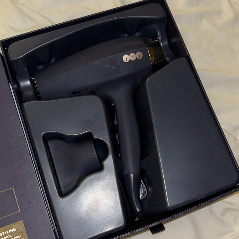 Professional Hair Dryer (Gold & Purple)